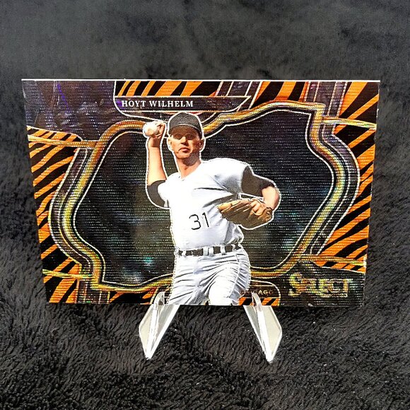 2023 Select Hoyt Wilhelm Tiger Stripe Skin Prizm SSP #229 Chicago Hall of Famer - Picture 1 of 2